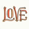 Love Badge Stickers