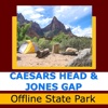 Caesars Head & Jones Gap State Park & State POI’s demographics by state 
