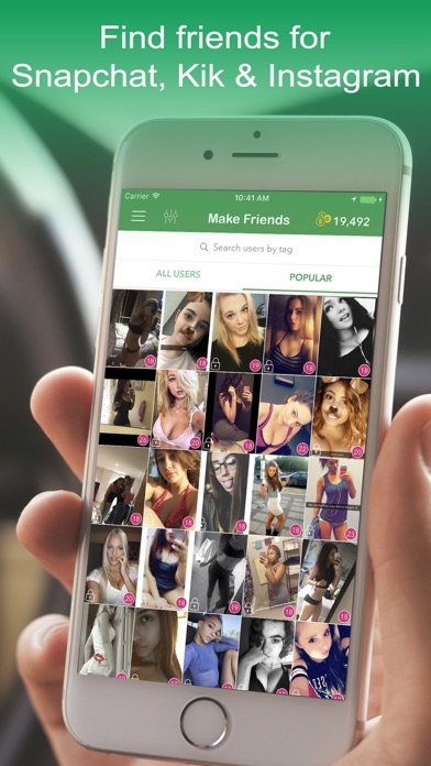 Screenshots of Make Friends - Find Girls, Stranger People to Talk for iPhone