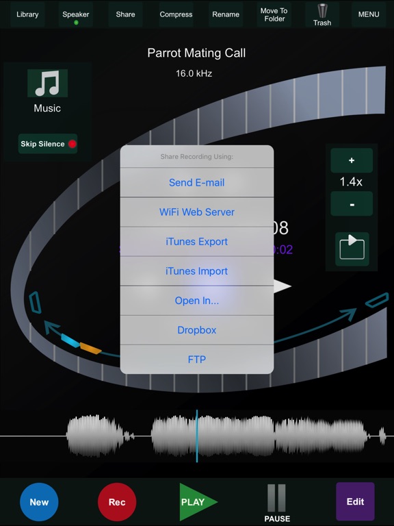 HT Recorder for iPad Screenshots