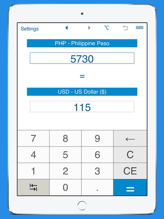 Us Dollars Philippine Pesos Currency Converter Ios Lication Us Dollars Philippine Pesos Currency Converter Ipad 1