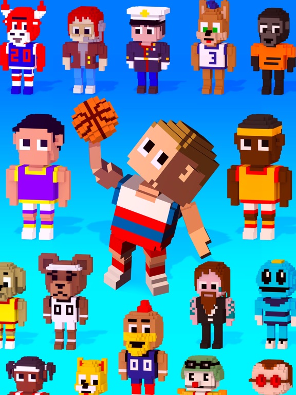 Игра Blocky Basketball FreeStyle