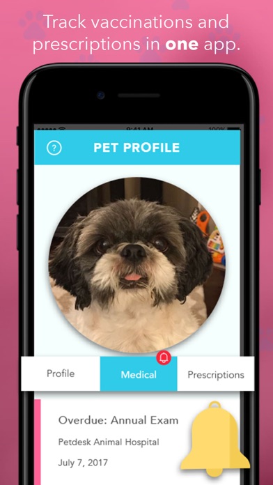 Screenshots of PetDesk for iPhone