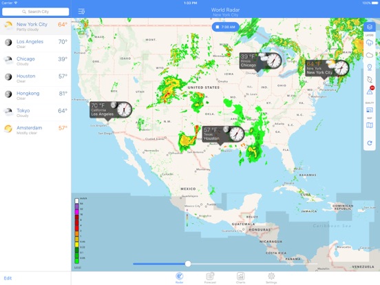 NOAA World Radar – Rain, Hurricanes & Weather Screenshots