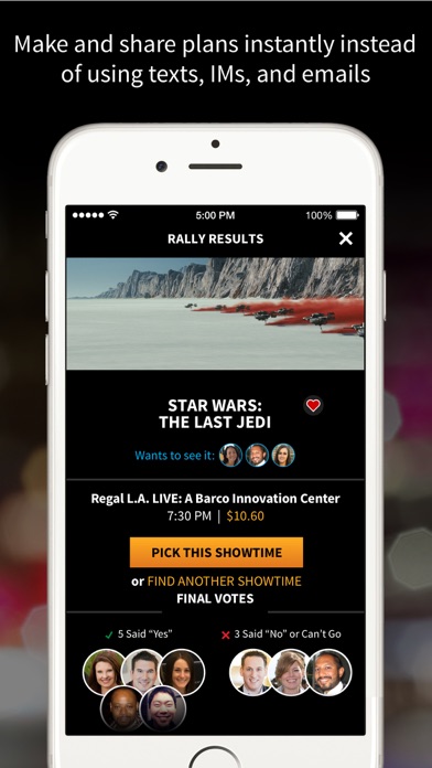 Screenshots of Atom – Movie Tickets and Showtimes for iPhone