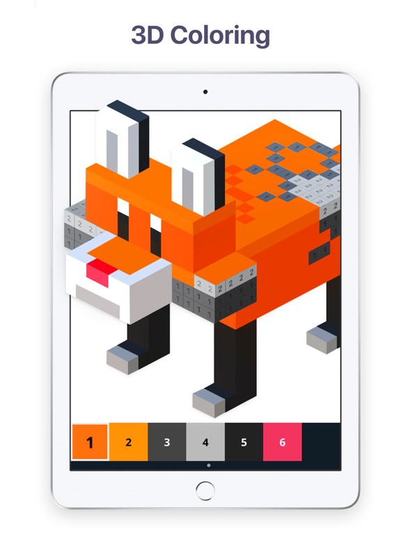 Screenshots of Pixel Art - Color by Number for iPad