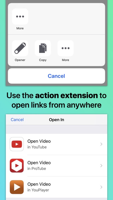 Opener ‒ open links in apps 앱스토어 스크린샷