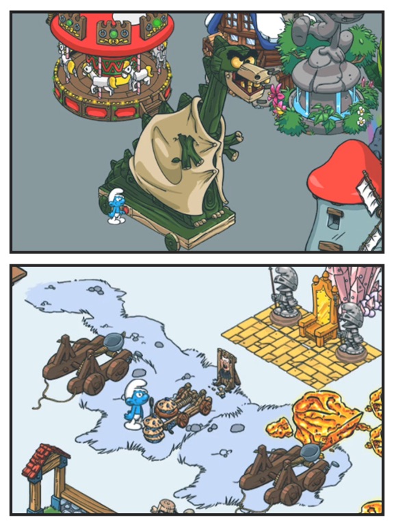 Скачать игру Smurfs' Village
