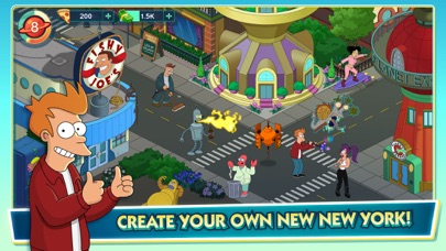 Screenshots of Futurama: Worlds of Tomorrow for iPhone