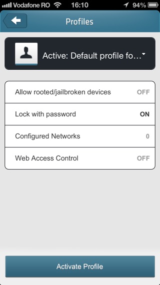 Captura de pantalla del iPhone 3