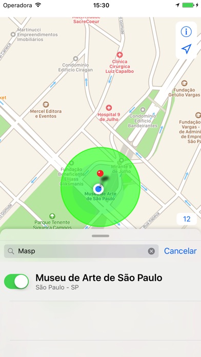 Captura de tela do iPhone 1