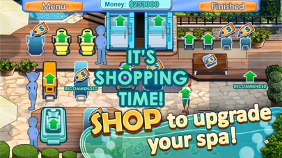 Screenshots of Sally's Spa Lite for iPhone