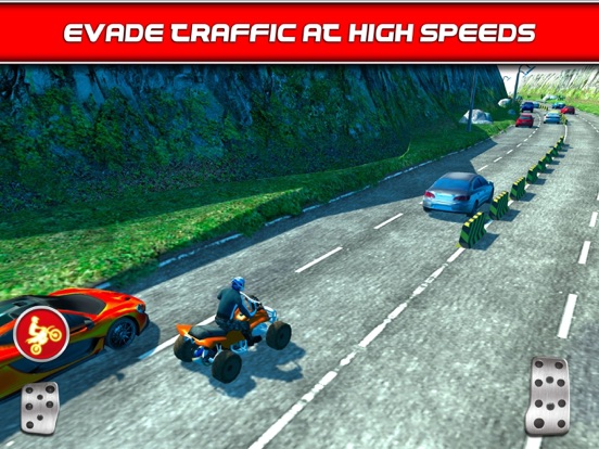 Screenshots of Bike Traffic Race Mania a Real Endless Road Racing Run Game for iPad