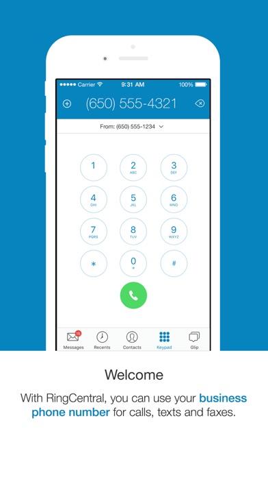 ring central phone app