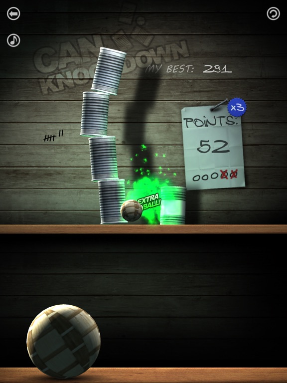 Screenshots of Can Knockdown for iPad
