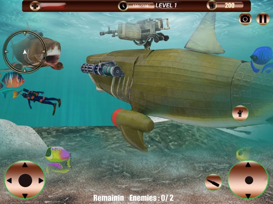 Angry Robot Shark Simulator screenshot 8