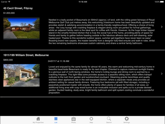 Captura de pantalla del iPad 4