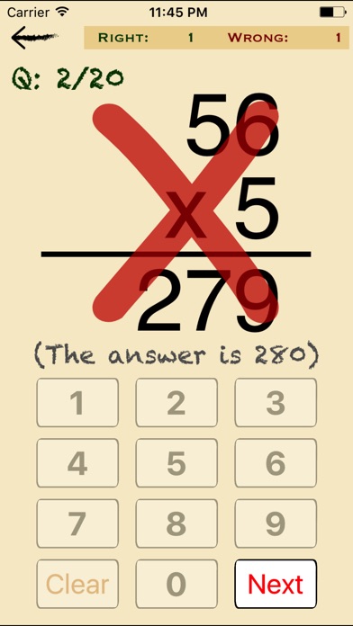 Screenshots of Mental Math Cards - Tips, Fact Practice, & Timed Challenge for iPhone