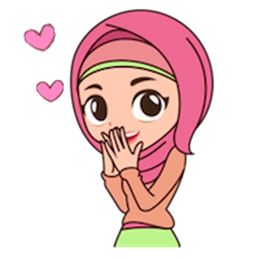 Hijab Girl Cartoon Picture