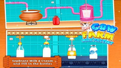 Cow Farm Milk Factory - Milk Maker Screenshot on iOS