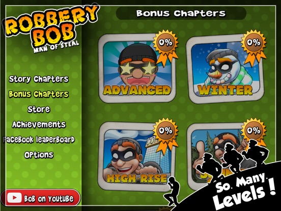 Screenshots of Robbery Bob™ for iPad