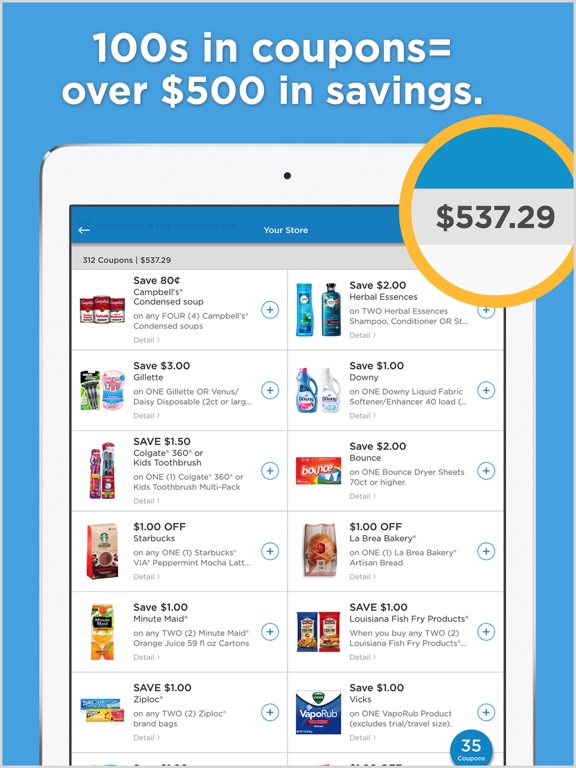 Apps for grocery store coupons