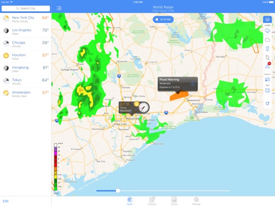 NOAA World Radar – Rain, Hurricanes & Weather Screenshots