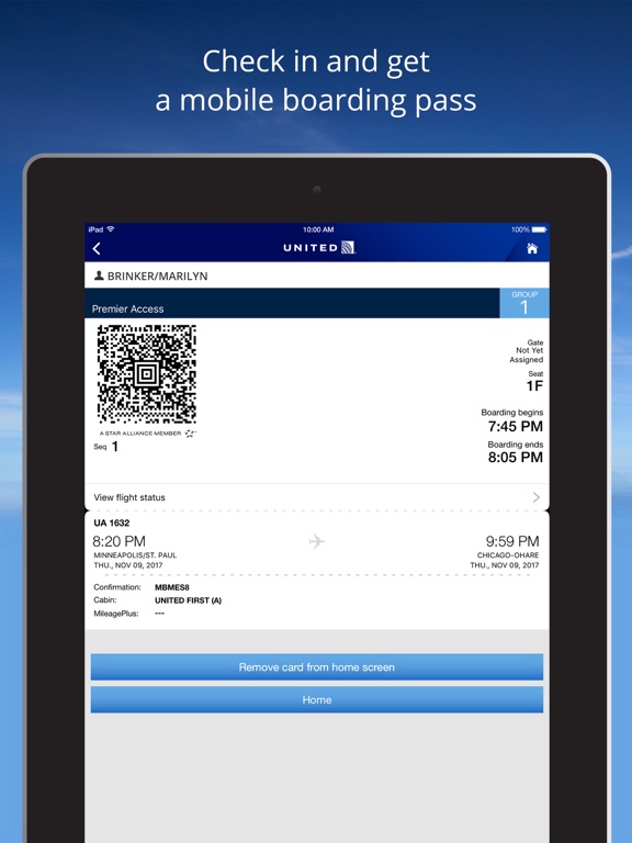 united airline app to watch movies
