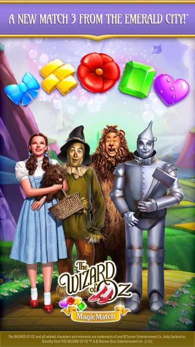 The Wizard of Oz Magic Match 3  Screenshot