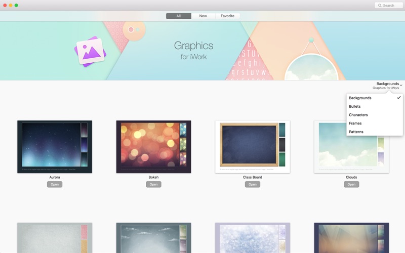 Decor Graphics - Templates Lab for Mac 3.2.3 激活版 - iWork的插图合集