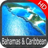 Bahamas and Caribbean HD GPS Map Navigator caribbean map 