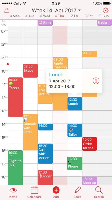 budget calendar app iphone
