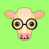 Blonde Cow Emoji Stickers for iMessage