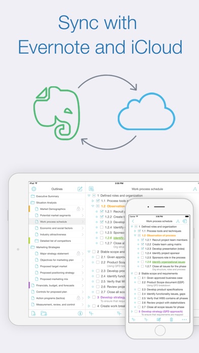 Cloud Outliner Pro 앱스토어 스크린샷