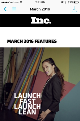 Скриншот из Inc. Must Reads: News, Features, & Inc. Magazine