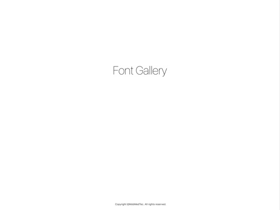 Font Gallery-Fonts preview toolのおすすめ画像1