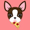 Brindle Boston Terrier Emoji Stickers for iMessage