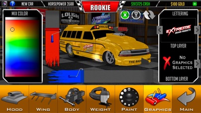 Screenshots of Door Slammers Drag Racing for iPhone