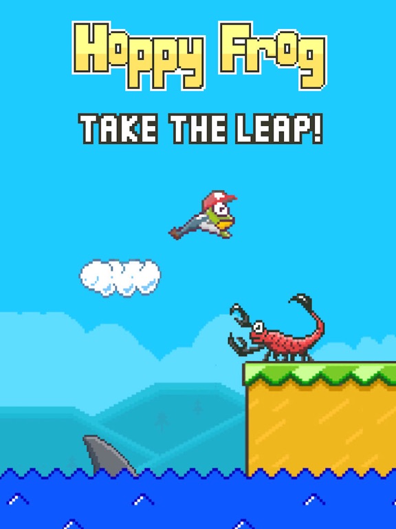 Screenshots of Hoppy Frog for iPad
