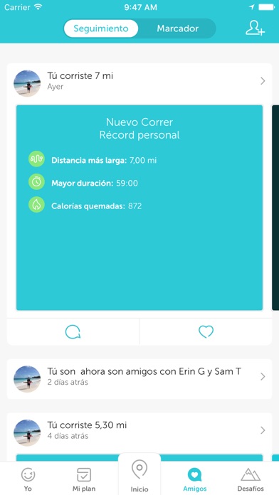 Captura de pantalla del iPhone 4