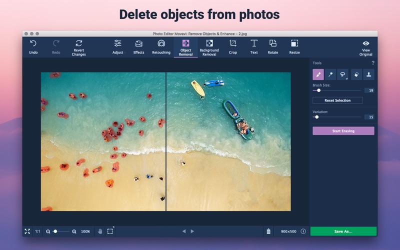 Photo Editor Movavi: Remove Objects & Enhance 앱스토어 스크린샷