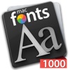 macFonts 1000 Red