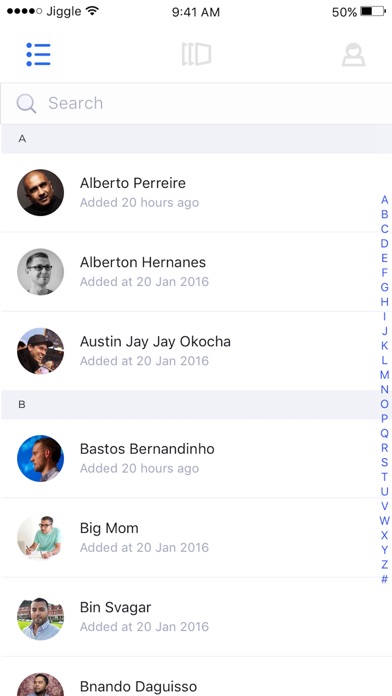 Jiggle! - Shake your phone to exchange numbers Screenshot on iOS