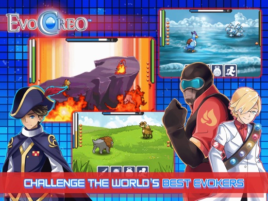 EvoCreo - A Monster Capture RPG для iPad