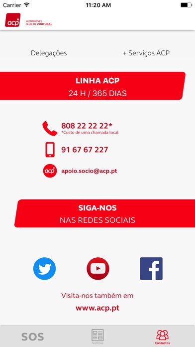 Captura de ecrã do iPhone 4