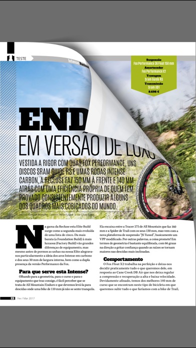 Revista Bike Magazine screenshot1