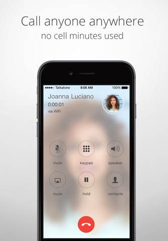 Talkatone: WiFi Text & Calls screenshot