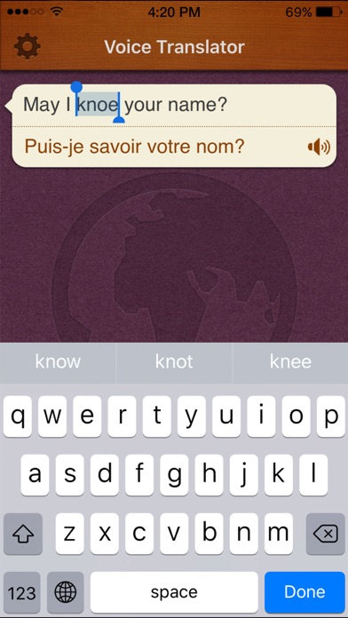 Capture d’écran iPhone 4