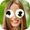 Googly eyes sticker - photo editor crazy eyes pilots eyes 