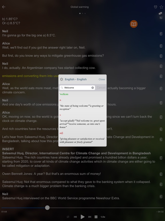Screenshots of Learn English by Conversation for iPad